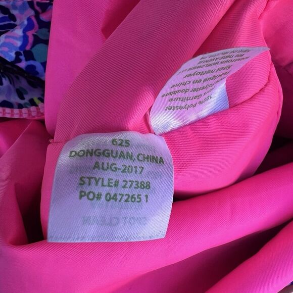 Lilly Pulitzer Packable Escape Weekender Tote Bag Palms Travel Bag - Picture 10 of 10